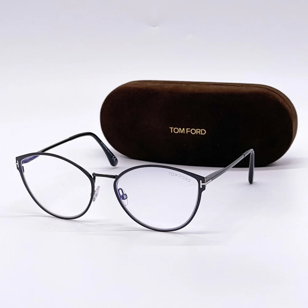 NEW TOM FORD FT5573/B 001 EYEGLASSES TOM FORD TF 5573 + AR COATING LENSES FT5573